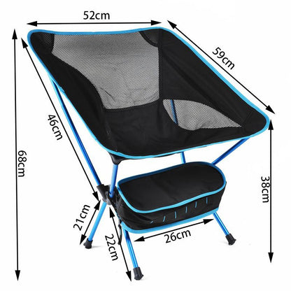 Chaise de camping | Ultra-légère et robuste