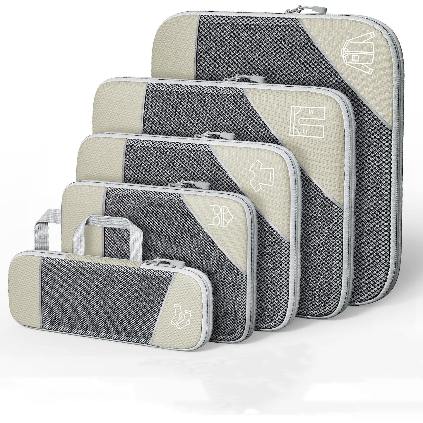 Organisateur de valise | Lot de 5 - Compact et Modulable