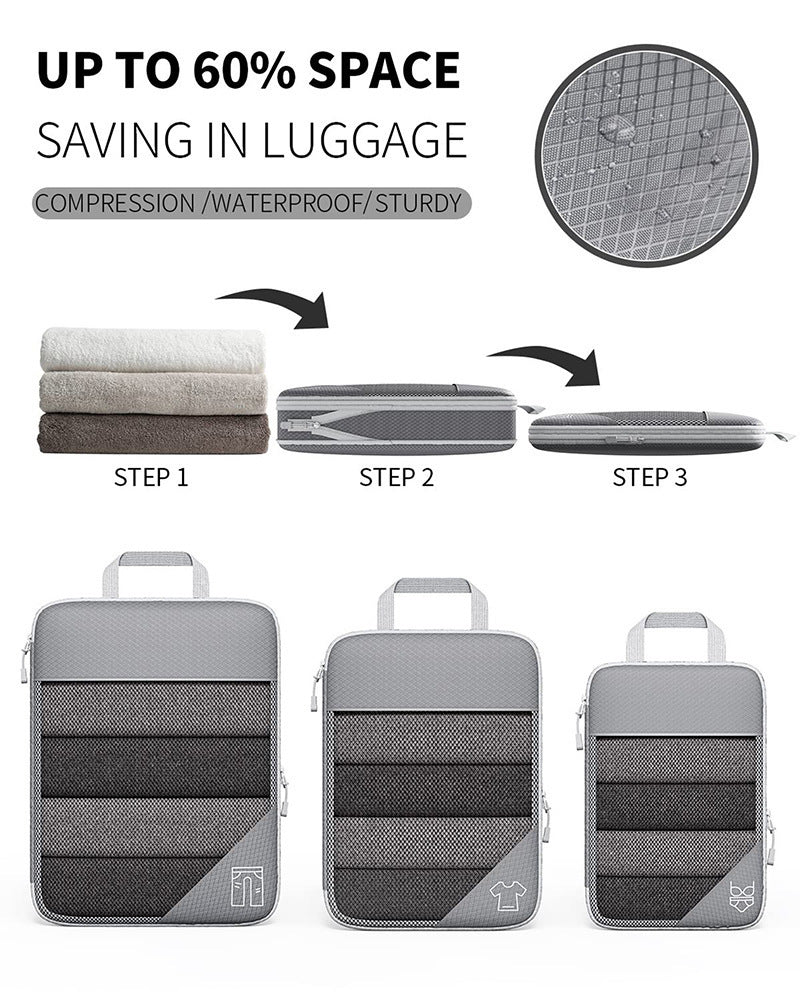 Organisateur de valise | Lot de 5 - Compact et Modulable