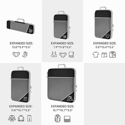 Organisateur de valise | Lot de 5 - Compact et Modulable