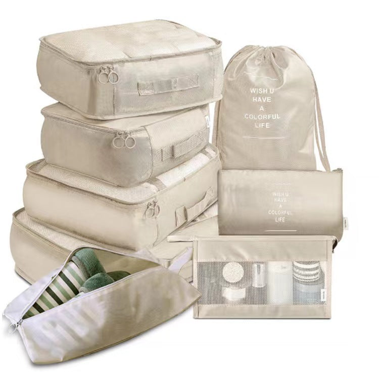 Organisateur de valise | Lot de 8 - Gain d'espace optimal