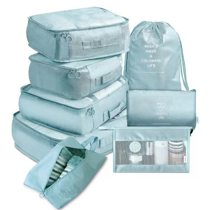 Organisateur de valise | Lot de 8 - Gain d'espace optimal