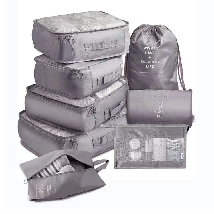 Organisateur de valise | Lot de 8 - Gain d'espace optimal