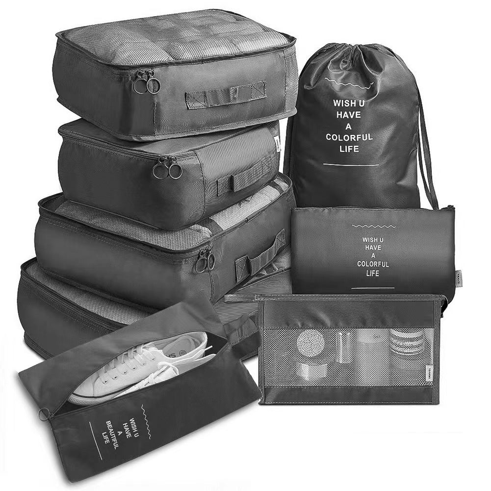 Organisateur de valise | Lot de 8 - Gain d'espace optimal
