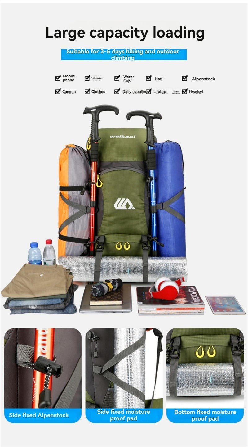 Sac de Randonnée | 50L Imperméable Ultraléger