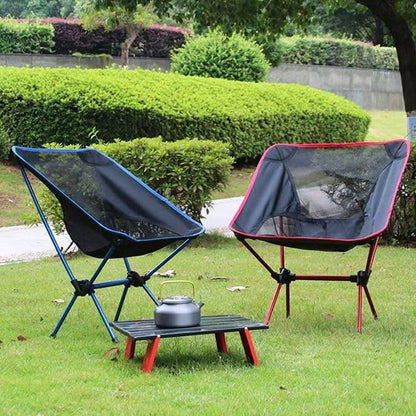 Chaise-de-camping-autour-du-feu