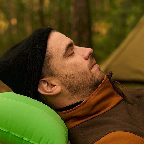 Coussin-gonflable-vert