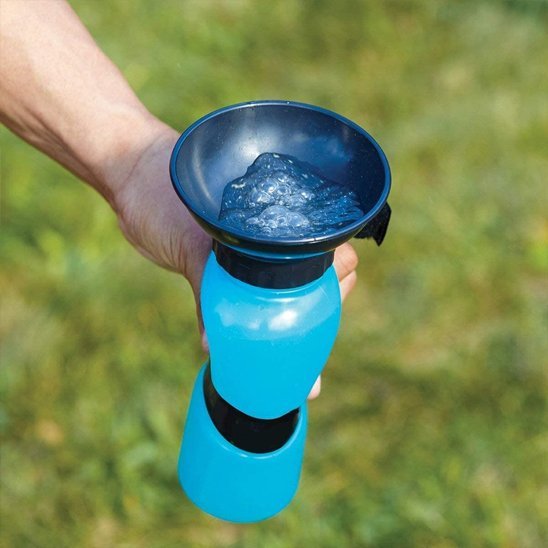 Gourde pour chien​ bleu