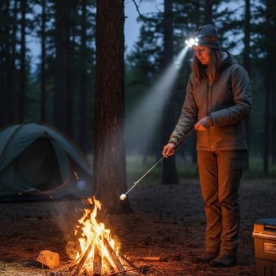 Lampe frontale rechargeable 