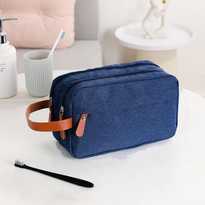 trousse de toilette bleu fonce