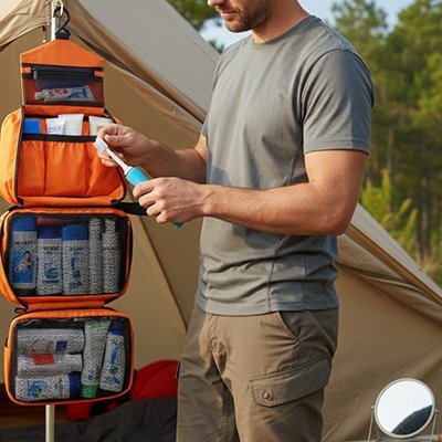 Trousse de toilette homme 